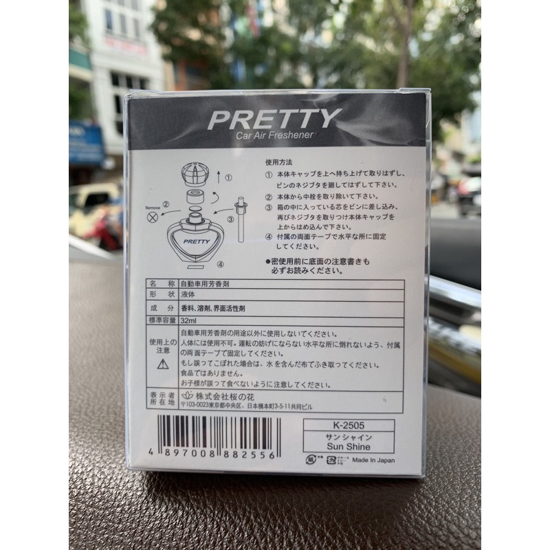 NƯỚC HOA Ô TÔ , XE HƠI PRETTY