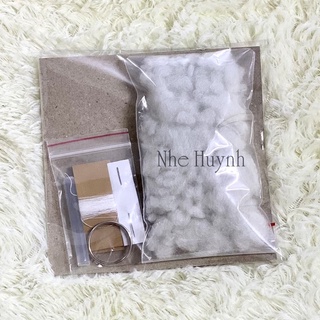 Móc Khóa Vải Nỉ Con Dê (A009)