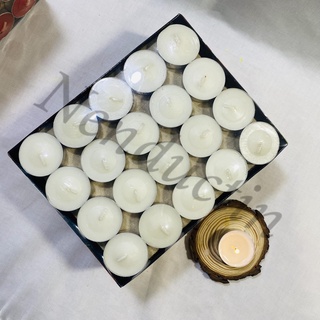 Hộp 100 viên nến Tealight cao cấp Đức Tín cháy 2,5 đến 3h không khói không mùi