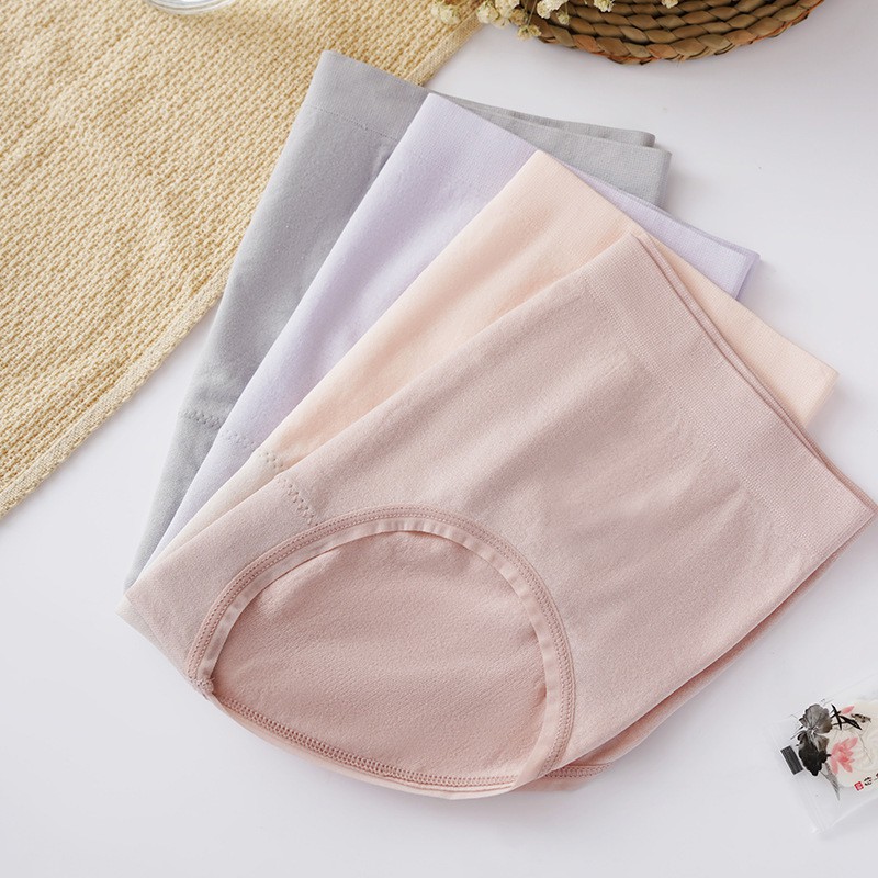Women Panties Briefs Underwear Girls Cotton Panties Female Underwear Solid Colour
