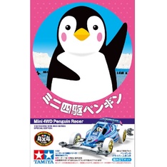 Mô hình xe đua lắp ráp chạy bằng pin MINI 4WD PENGUIN RACER [] 95570 TAMIYA