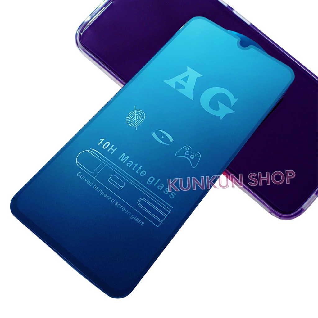 [AG Chống vân tay] Kính Cường Lực Xiaomi Redmi Note 7/ Note 7 Pro- Full màn hình -Nhám chống mồ hôi tay - Vuốt siêu mượt