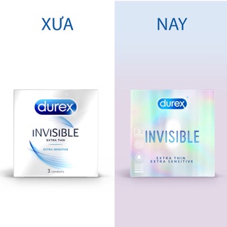 [Chính Hãng] Bao cao su Durex Invisible siêu mỏng