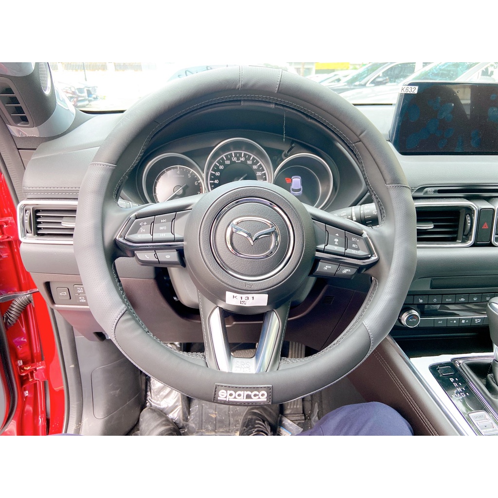 Bọc vô lăng ô tô hiệu Sparco Cao cấp dành cho xe Mitsubishi Xpander, outlander, attrage, Pajero sport, triton