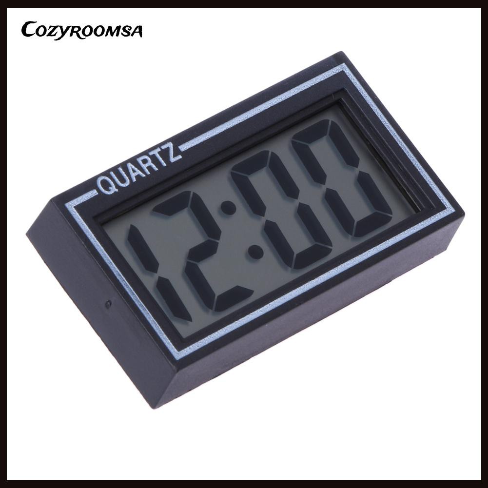 Đồng Hồ Điện Tử Màn Hình Lcd Gắn Bảng Điều Khiển Xe Hơi Tiện Dụng