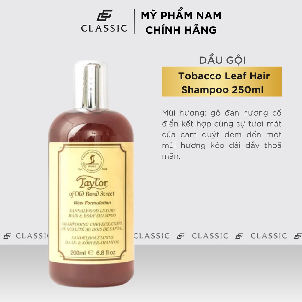 Dầu Gội Taylor of Old Bond Street Hair Shampoo 250ml