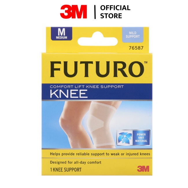 Băng đầu gối 3M Futuro Comfort Lift Knee co giãn làm dịu tổn thương thoáng khí