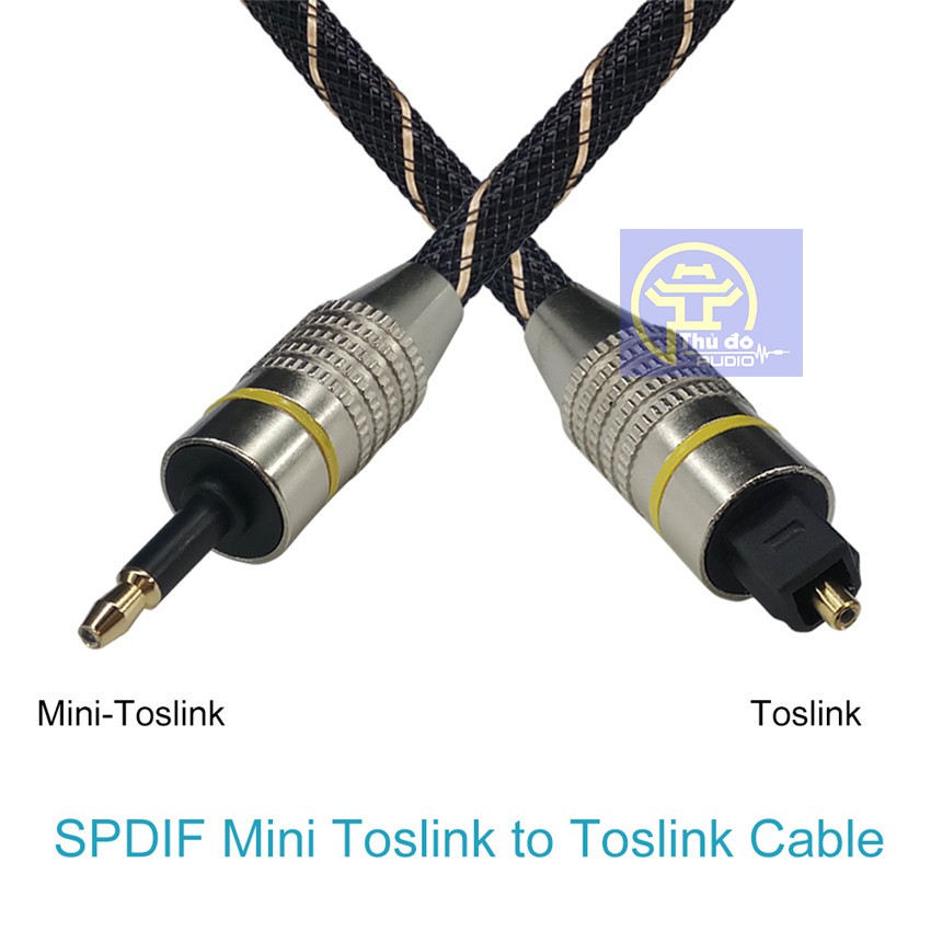 Dây quang EMK chuyển từ đầu optical 3.5 sang cáp quang Toslink nhiều kích thước