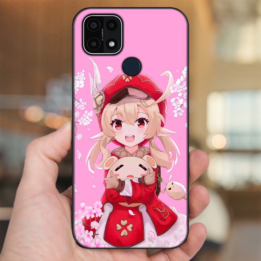 Ốp lưng Oppo A15, A15s viền đen in hình Klee Genshin Impact
