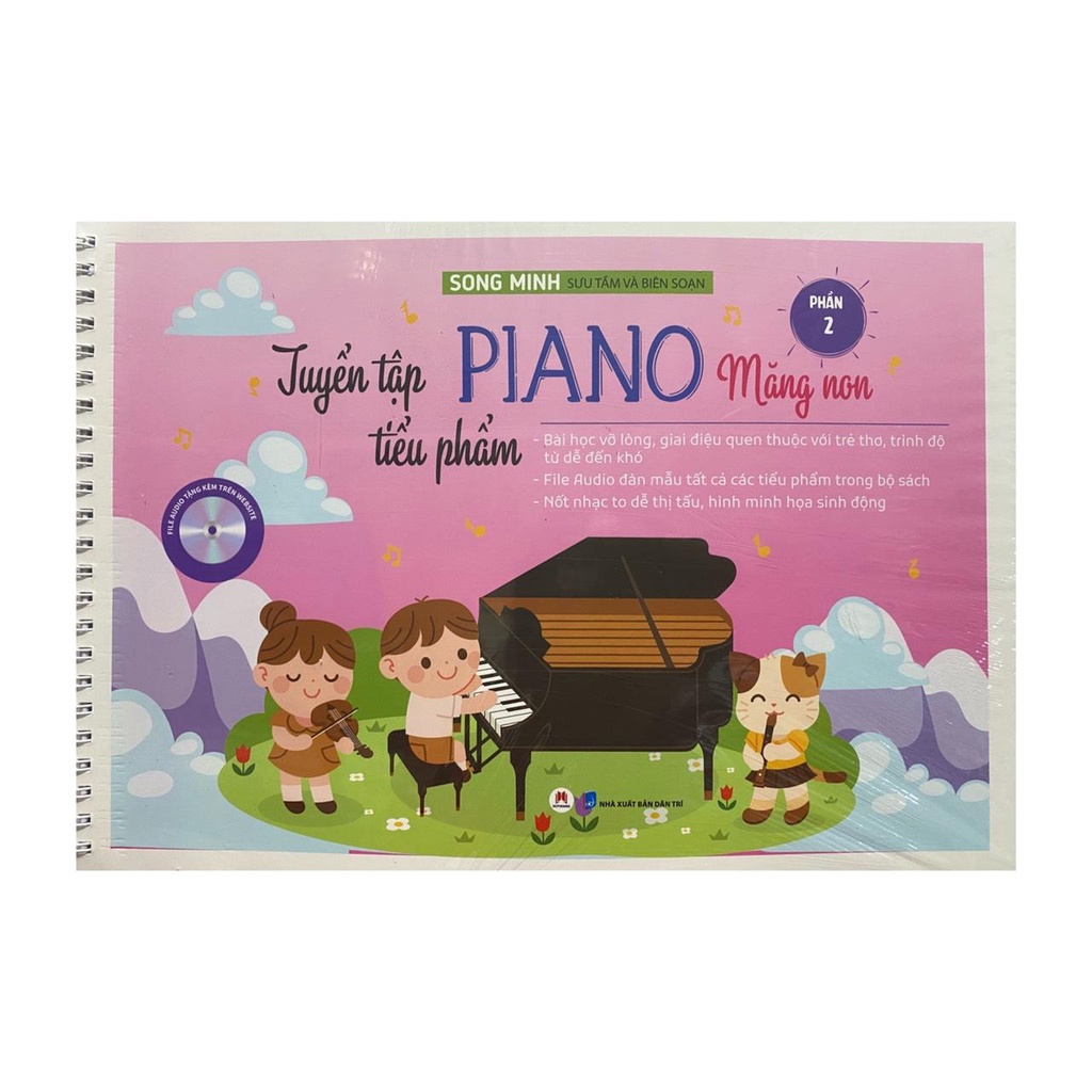 Sách - Tuyển tập tiểu phẩm Piano măng non phần 2 ( Huy Hoàng )