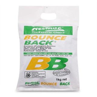 Phân hữu cơ đậm đặc tan chậm Bounce Back 1kg nhập khẩu Úc