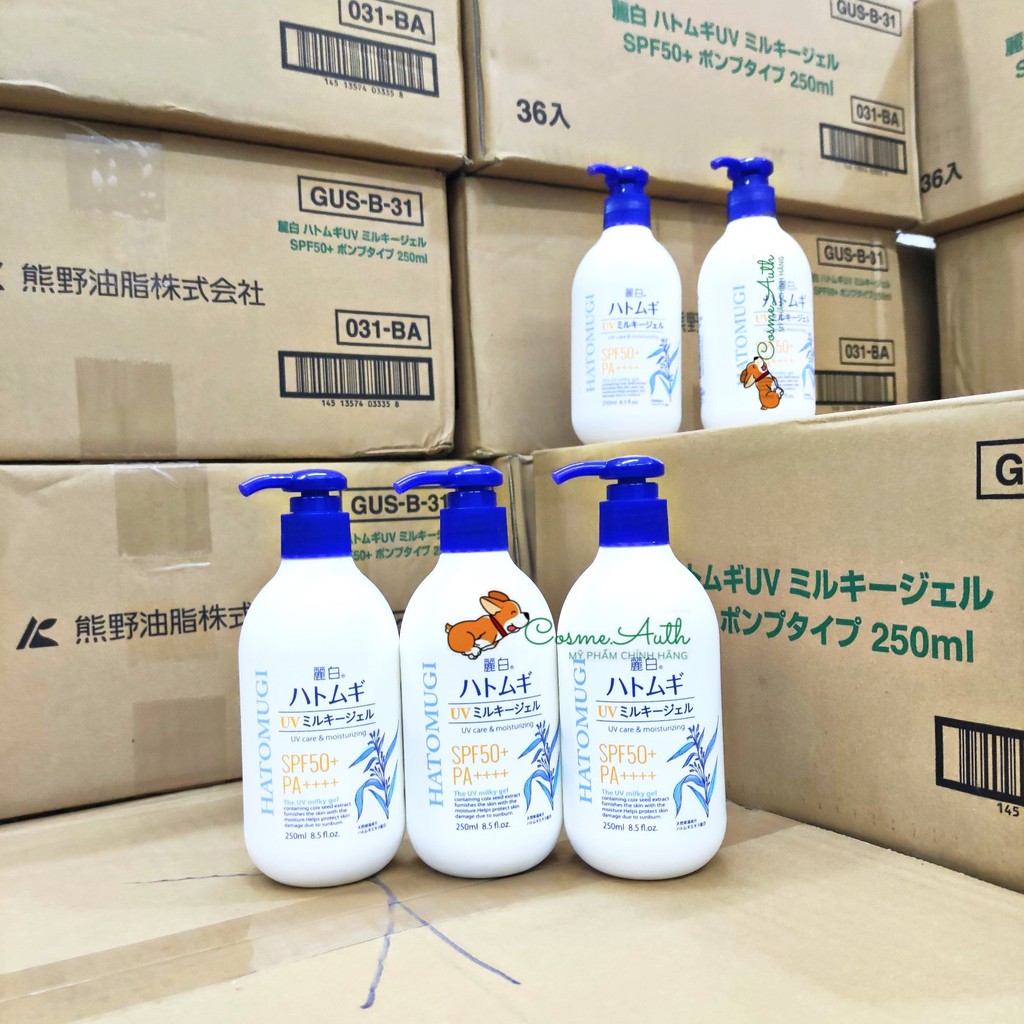 Sữa Dưỡng Thể Hatomugi Chống Nắng Làm Trắng Da Hatomugi UV Care & Moisturizing PF31+ ,SPF50+ PA++++