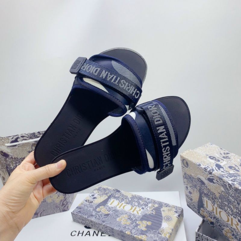 B(ẢNH THẬT) Dép Lê Nữ Quai Ngang Chữ Mềm Êm Fullbox Bill Túi Hãng Cao Cấp