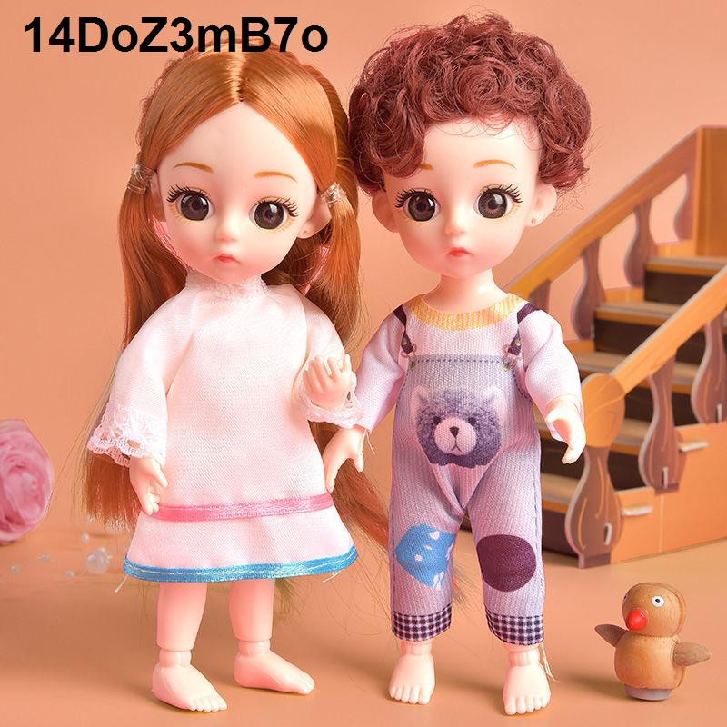 Công chúa búp bê Barbie mini 8 điểm bé gái 17 cm đồ chơi trẻ em có thể thay đổi thành Little Lori dễ thương và