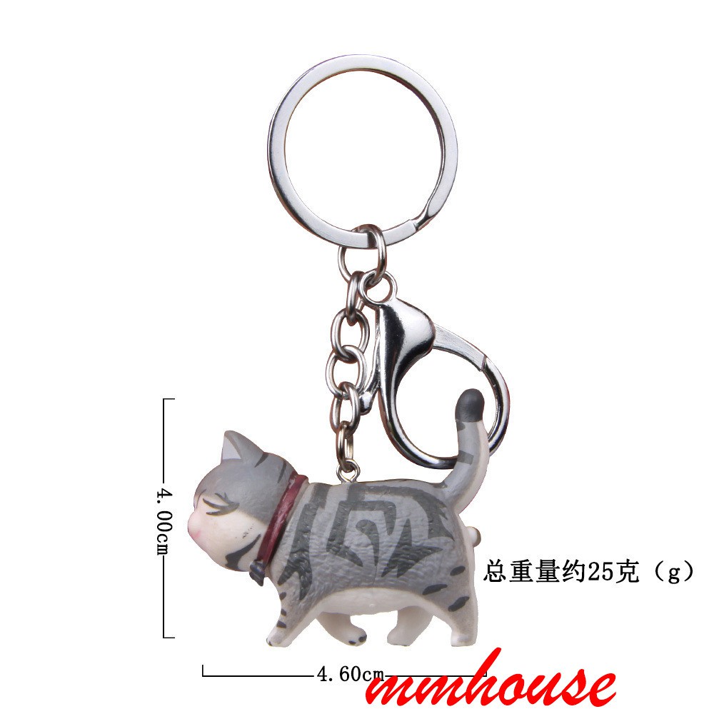 Móc khóa hình dạng mèo dễ thương xinh xắn