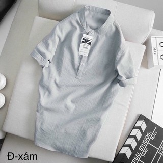 áo đũi nam. vải đũi xước cao cấp thoáng mát. phom 45-75kg