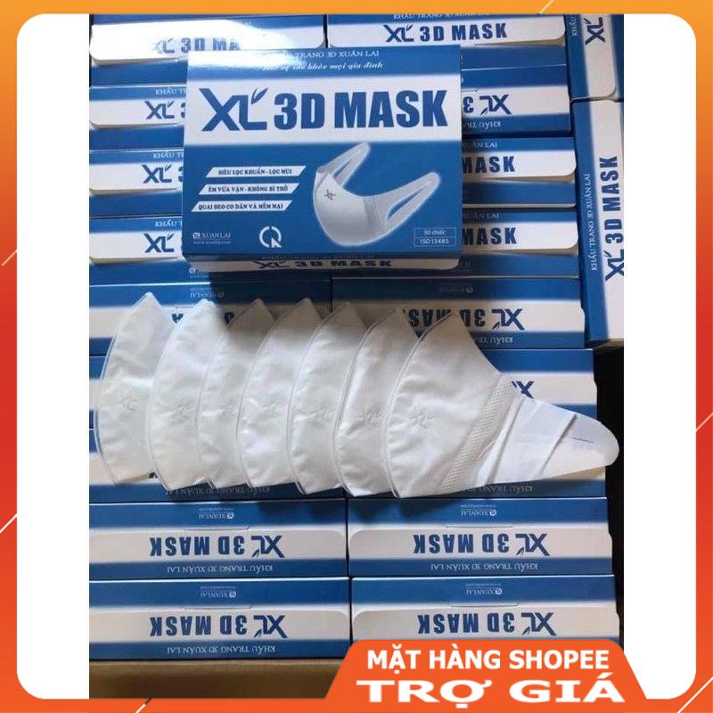 Hộp 50 Chiếc Khẩu Trang 3D mask XL Xuân Lai