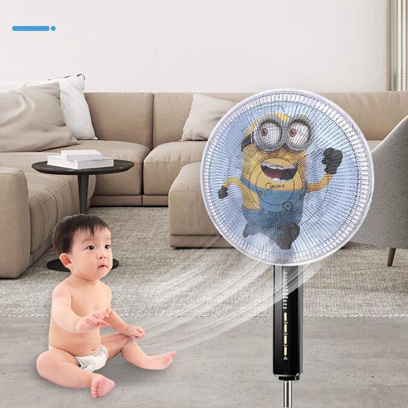 Tấm bọc quạt điện 53cm thiết kế hoạt hình bảo vệ ngón tay trẻ em | BigBuy360 - bigbuy360.vn