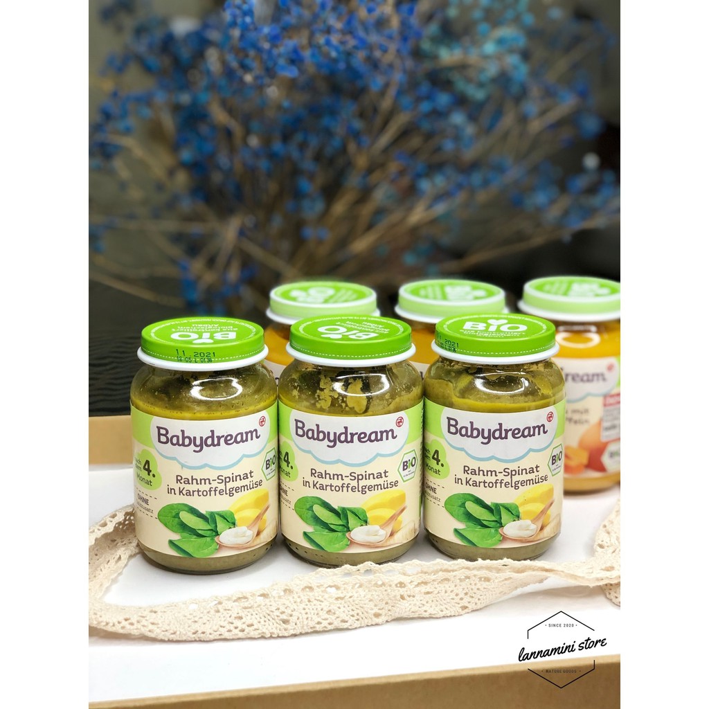 Hủ dinh dưỡng, Ăn dặm, Thực phẩm bổ sung ăn dặm cho bé từ 4 tháng tuổi - Babydream (Hàng Đức)