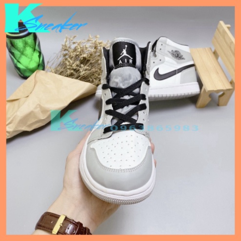 Giày Thể Thao Nam Nữ Jordan JD1 High Xám Cổ Cao Hàng đẹp Thời Trang Full Box Bill | BigBuy360 - bigbuy360.vn