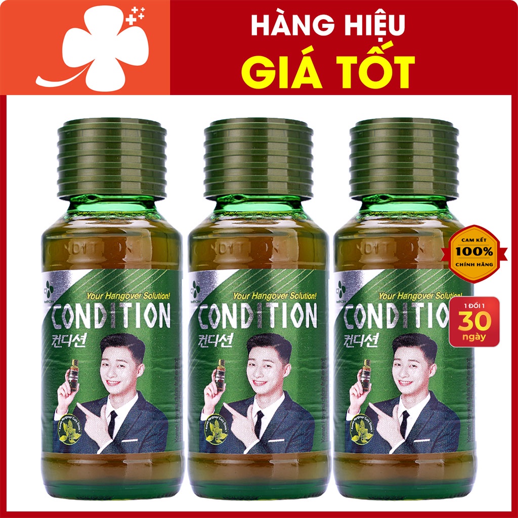 Nước Giải Rượu Condition- chống say rượu bia, hỗ trợ hạn chế tổn thương gan do uống rượu bia ( 1 lọ 75ml)