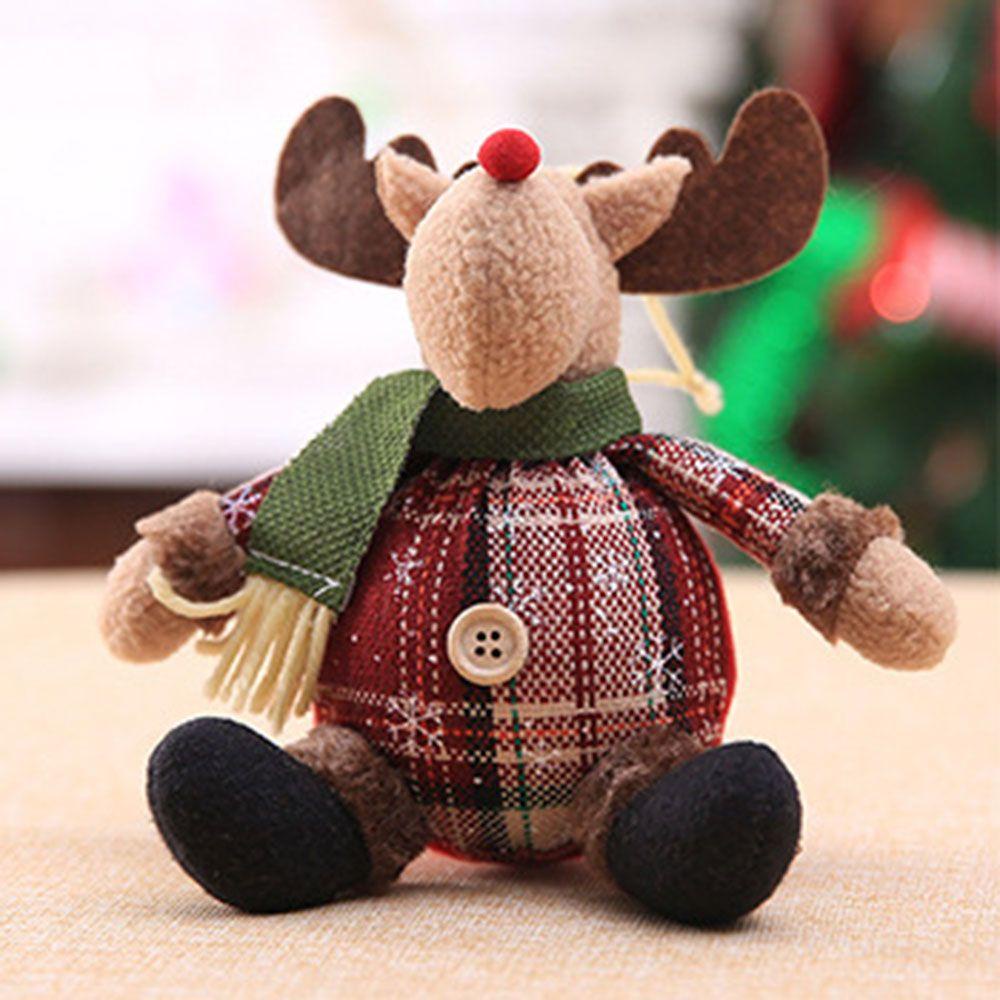 Búp Bê Vải Họa Tiết Ông Già Noel / Người Tuyết / Nai Sừng Tấm