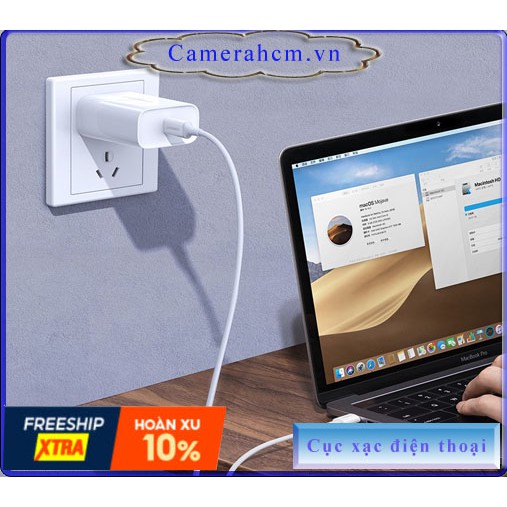 Đầu sạc nhanh UGREEN type C loại 3A/5VDC cho iphone