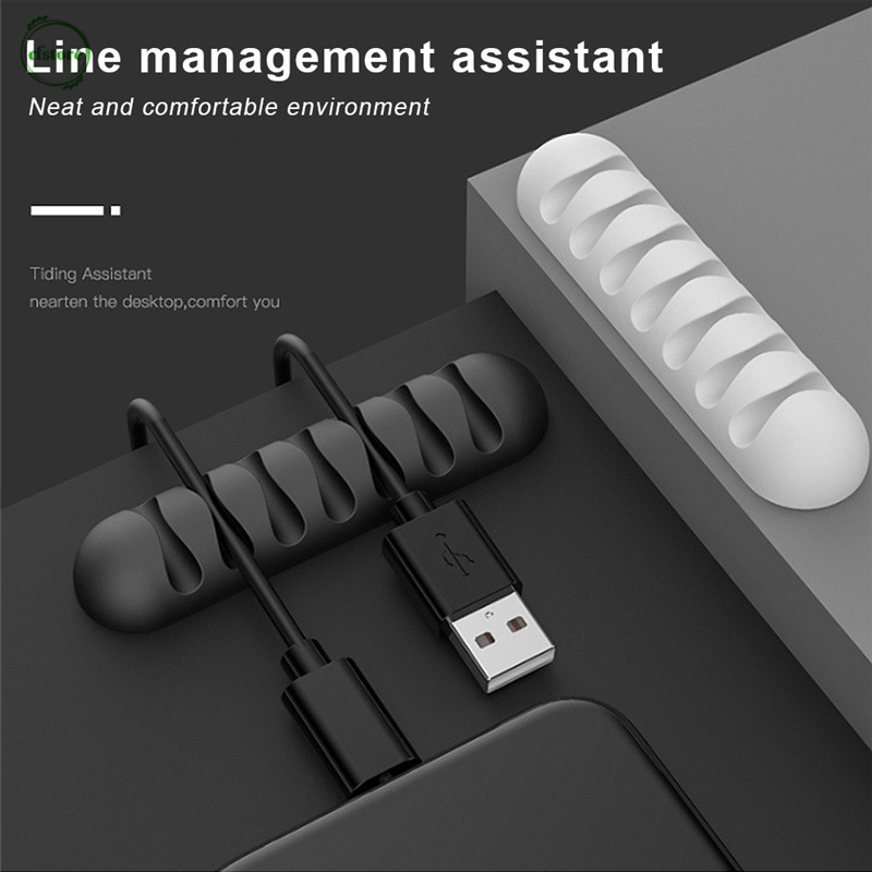 FLEXIBLE Kẹp Giữ Dây Cáp Bằng Silicon Linh Hoạt Tiện Lợi