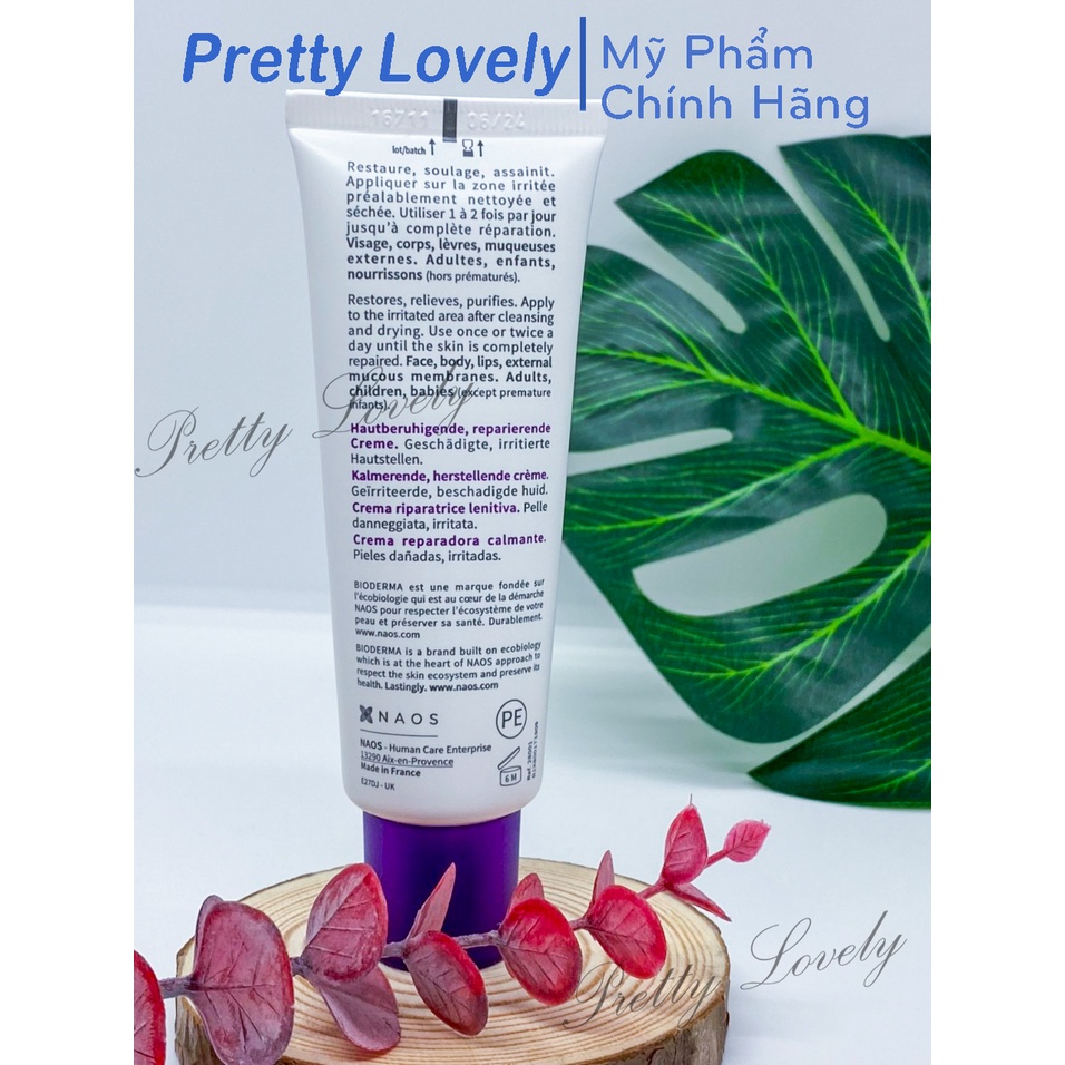 Kem Dưỡng Phục Hồi Da Bioderma Tím | BigBuy360 - bigbuy360.vn