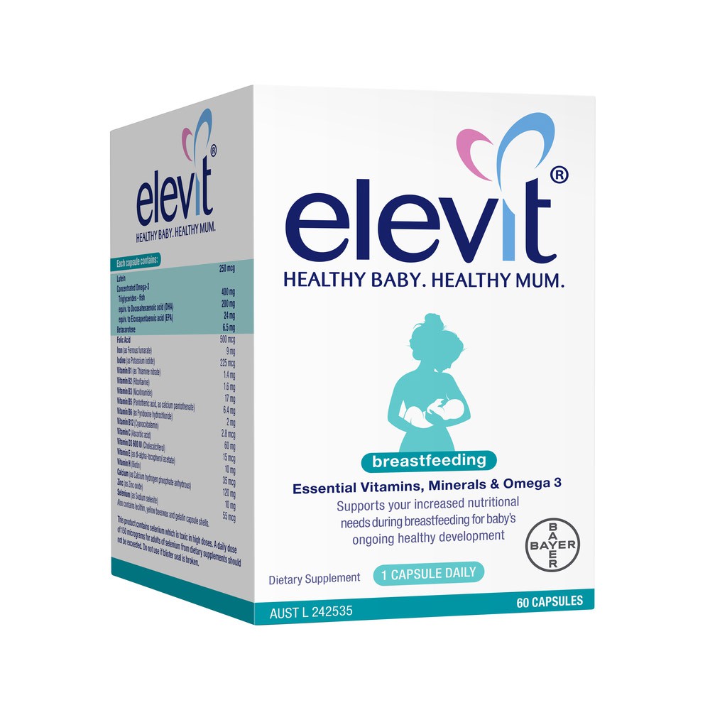 VITAMIN ELEVIT CHO BÀ BẦU SAU SINH