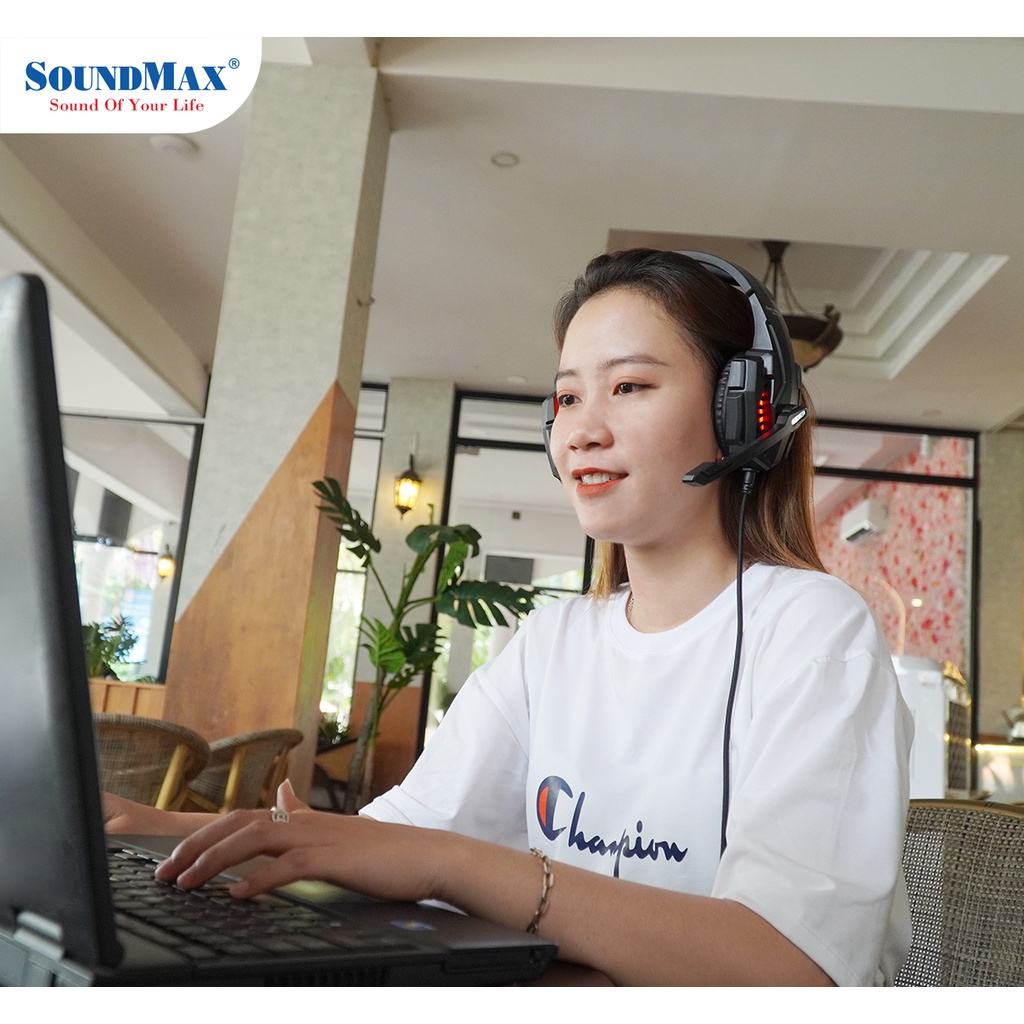 Tai Nghe Chụp Tai SoundMax AH-315- Hàng Chính Hãng