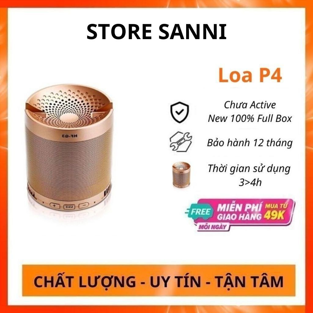 Loa bluetooth mini bass mạnh kết nối với điện thoại samsung và iphone, loa mini pin trâu, loa bluetooth jbl mini