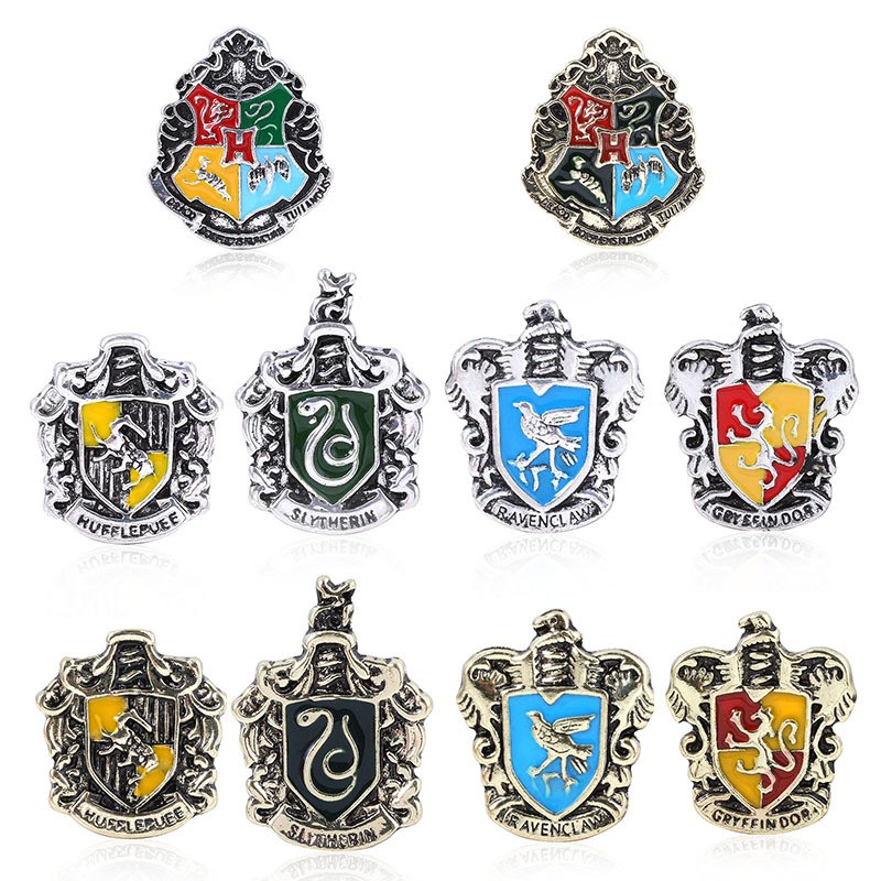 Trâm cài áo kim loại phong cách Harry Potter độc đáo