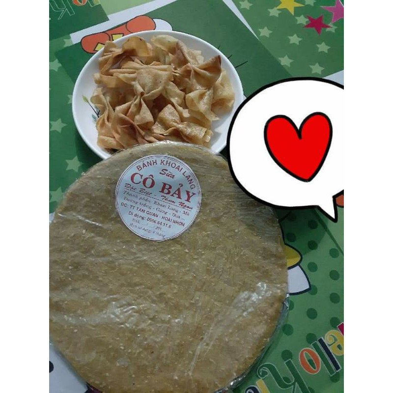 Bánh tráng khoai lang Bình Định