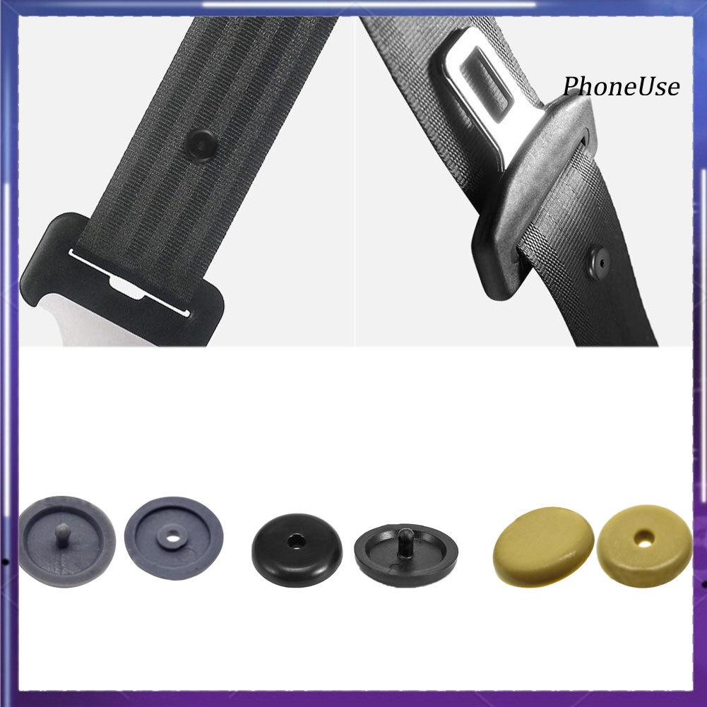 Pu- Set 10 Nút Chặn Dây An Toàn Cho Xe Hơi