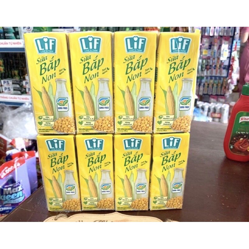 Sữa Bắp Non LiF Kun thùng 24 Hộp x 180ml