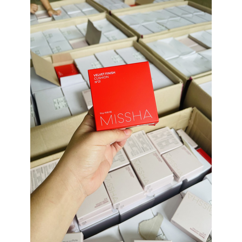Phấn Nước Missha Magic Cushion & Missha Velvet Finish Cushion SPF50+ PA+++ 15g | BigBuy360 - bigbuy360.vn