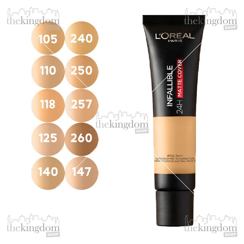 (Hàng Mới Về) Tuýp Kem Nền Loreal Che Phủ Hoàn Hảo Trong Suốt 24h