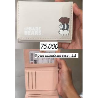 Ví Đựng Tiền Mini In Hình Chú Gấu Dễ Thương
