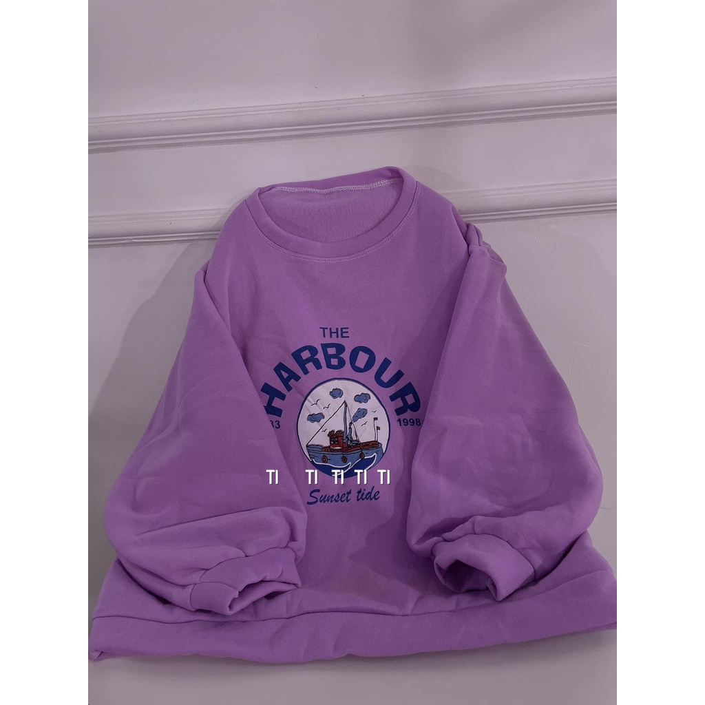 Áo Nỉ Sweater Nữ Form Rộng Vải Nỉ Bông Dày Dặn phong cách Ulzzang CAMASTORE SW11 | BigBuy360 - bigbuy360.vn