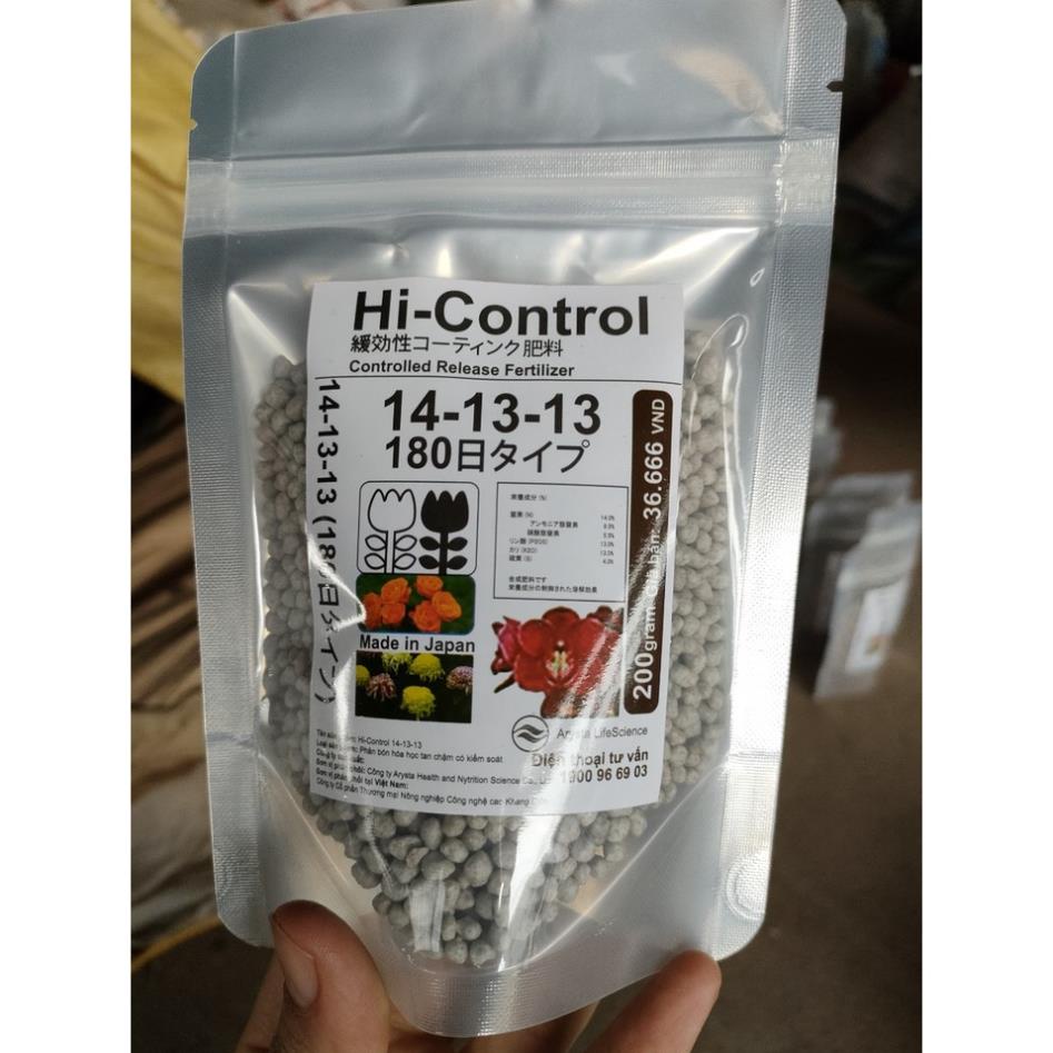 Phân Tan Chậm Nhật Bản Hi-Control 14-13-13 Gói 200g