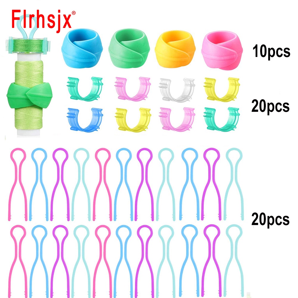 Set 50 Kẹp Quấn Chỉ Nhiều Màu Tiện Lợi