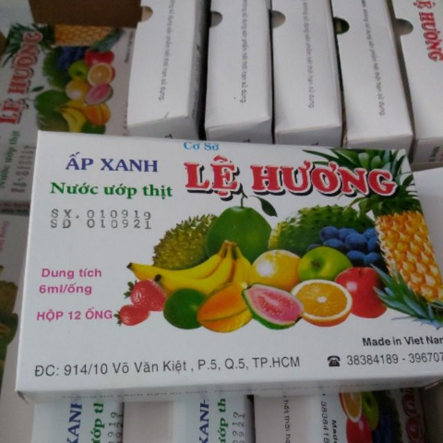 Áp Xanh Lệ Hương Hộp 12 Ống Làm Lạp Xưởng