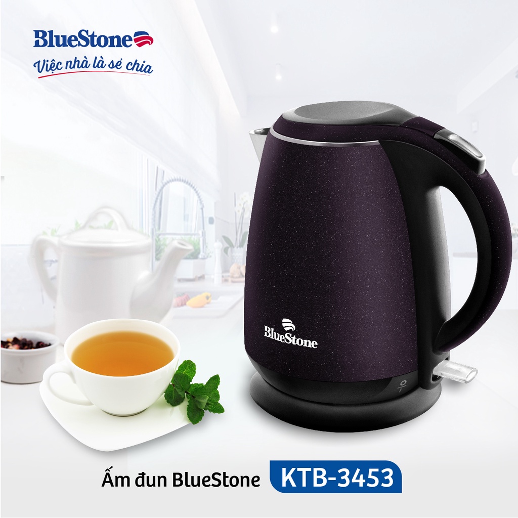 [Mã ELBLUEWL5 giảm 10% đơn 500K] ẤM ĐUN NƯỚC BLUESTONE KTB-3453