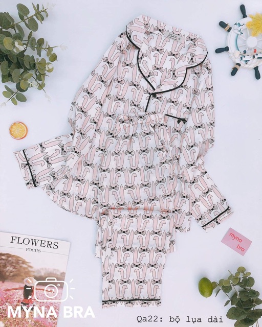 Sỉ Bộ đồ ngủ lụa pijama💋 hàng Quảng châu💋 freeship ảnh thật