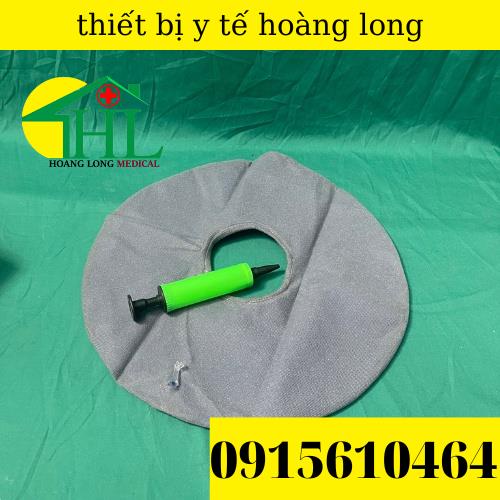 Phao Chống Loét Bơm Hơi Cao Cấp Cho Người Bệnh Có Lớp Vải Nỉ Bên Ngoài