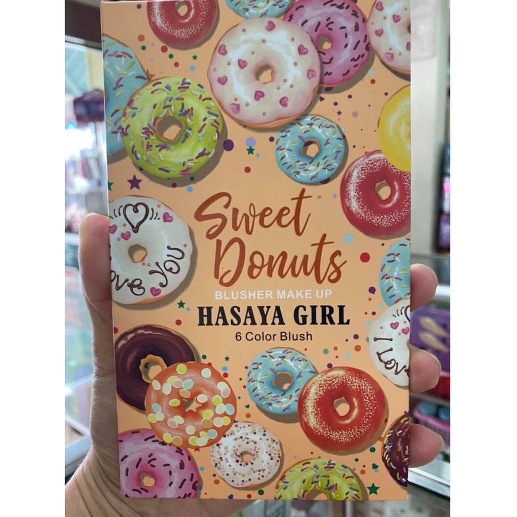Bảng Phấn Má Hồng 6 ô Sweet Donuts Hasaya Girl | BigBuy360 - bigbuy360.vn