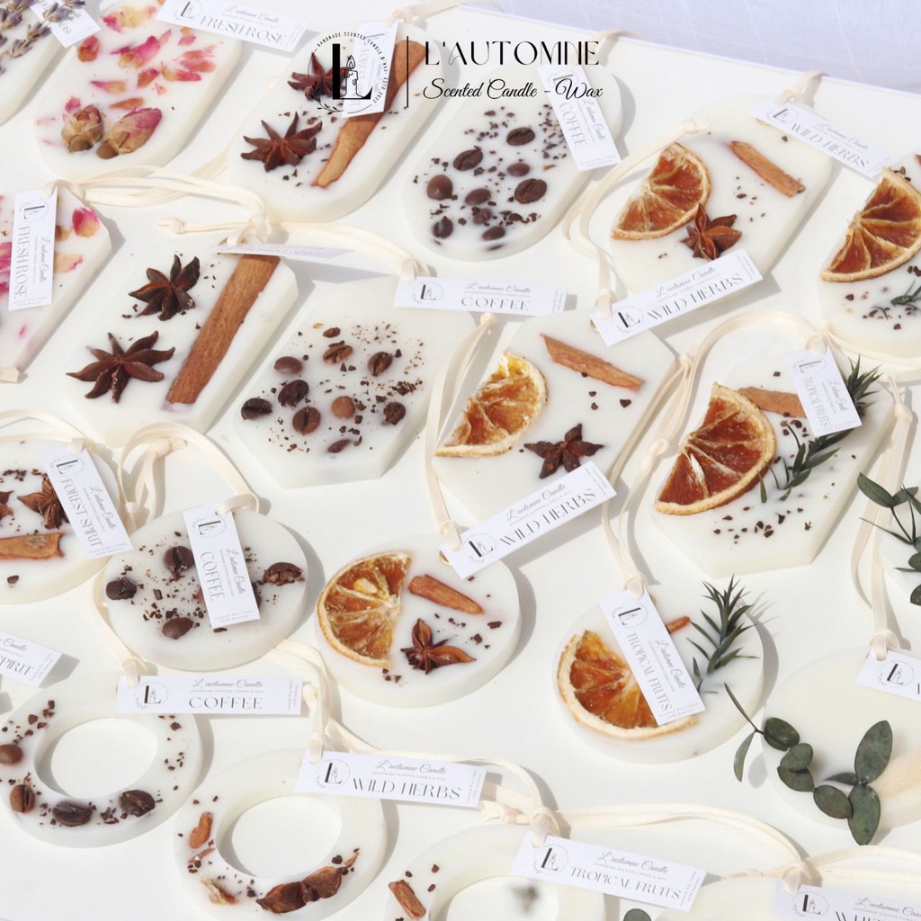 |L'Automne Candle| Sáp thơm tinh dầu, sáp treo trang trí, khử mùi, tạo hương cho tủ áo quần, ô tô,...