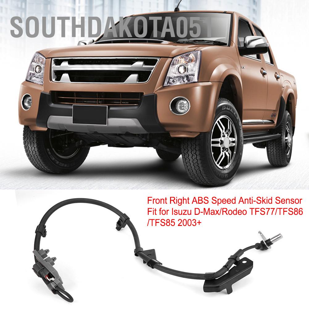 Southdakota051 897387989 Cảm biến chống trượt ABS phía trước bên phải cho Isuzu D Max Rodeo TFS77 / TFS86 TFS85 2003+