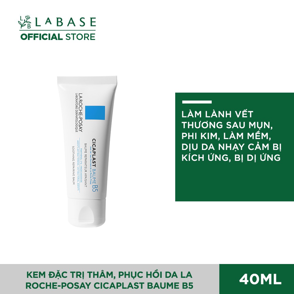 [Mã 2611TIEUDUNG100K giảm 8% đơn 500K] Kem hỗ trợ giảm thâm, phục hồi da La Roche-Posay Cicaplast Baume B5 40ml | BigBuy360 - bigbuy360.vn